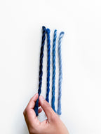 Bomuldsbroderigarn | Blå farver