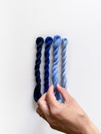 Uldbroderigarn | Blå farver