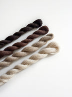 Uldbroderigarn | Brune farver